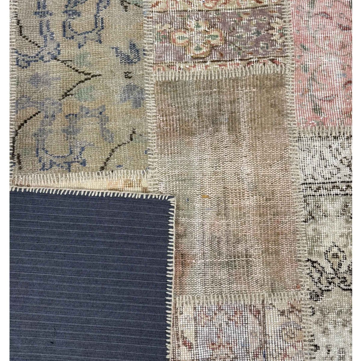 Pacific Vintage Fragments 74969 Beige Multi Modern Hand Knotted Rugs