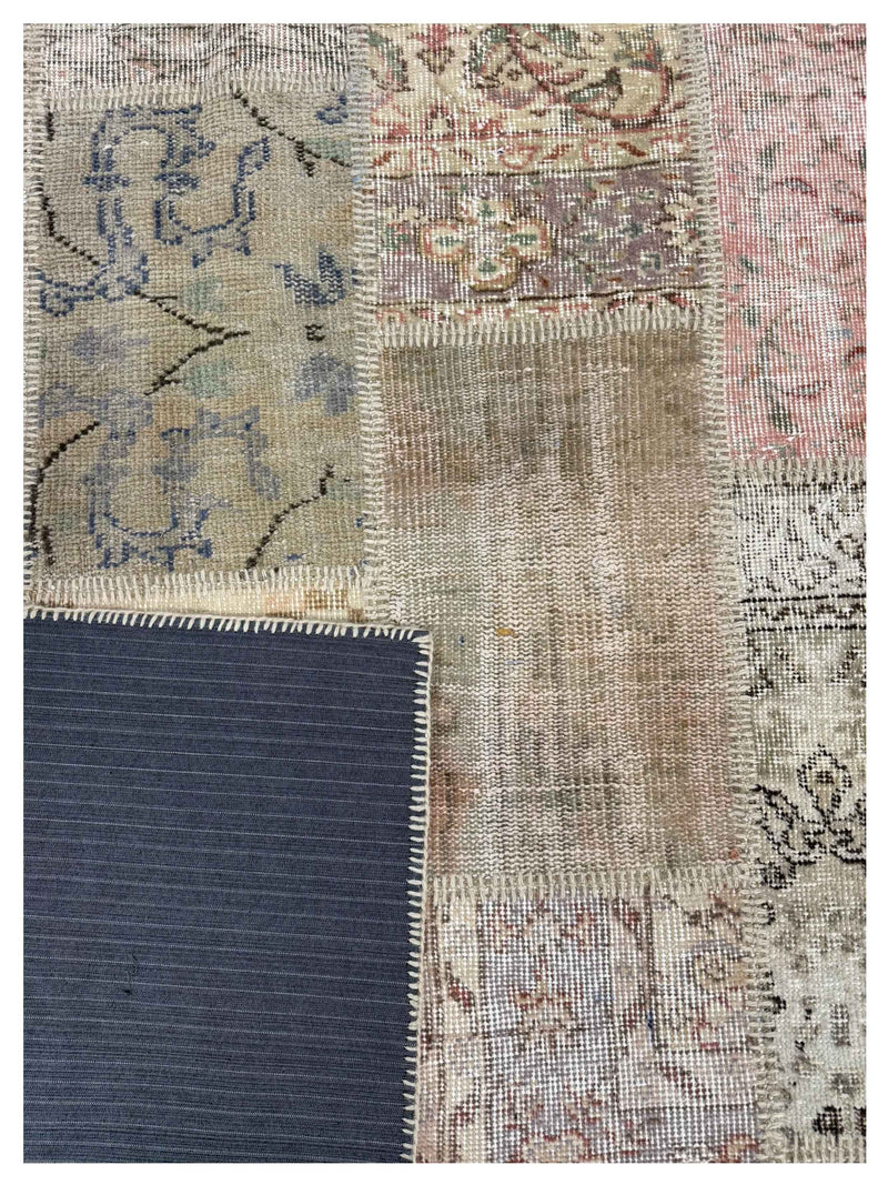 Pacific Vintage Fragments 74969 Beige Multi Modern Hand Knotted Rugs