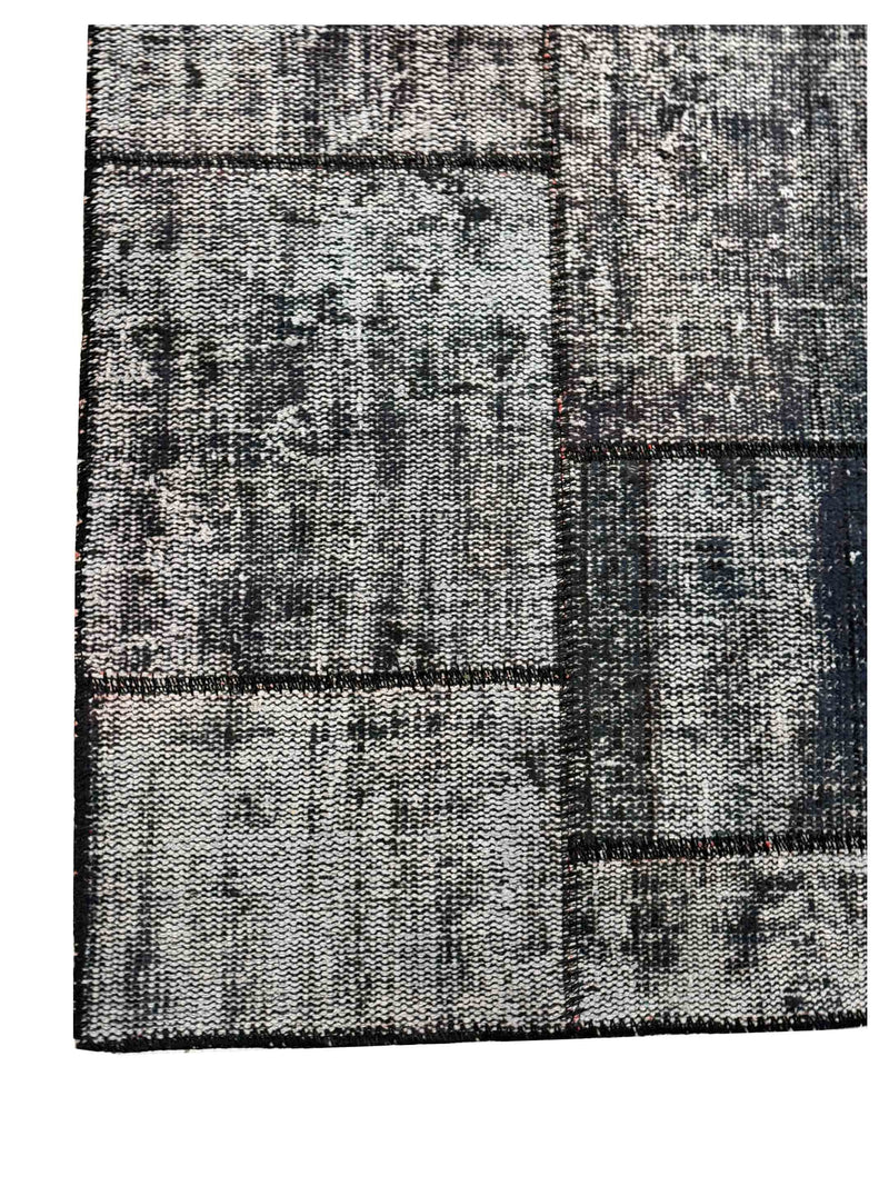 Pacific Vintage Fragments 74990 Black Multi Modern Hand Knotted Rugs