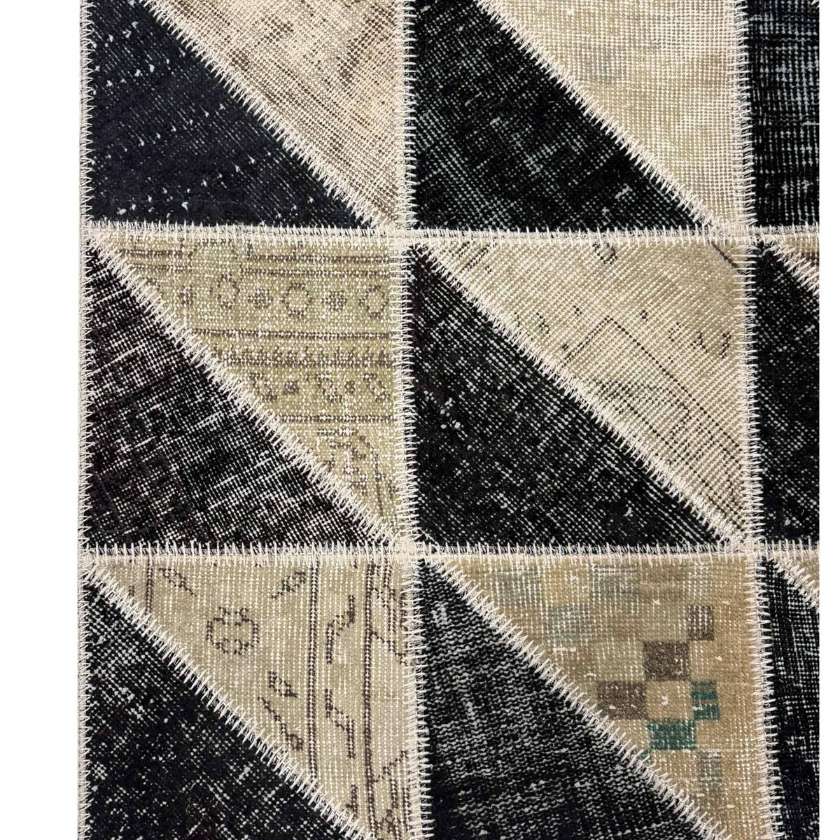 Pacific Vintage Fragments 74992 Beige Multi Modern Hand Knotted Rugs