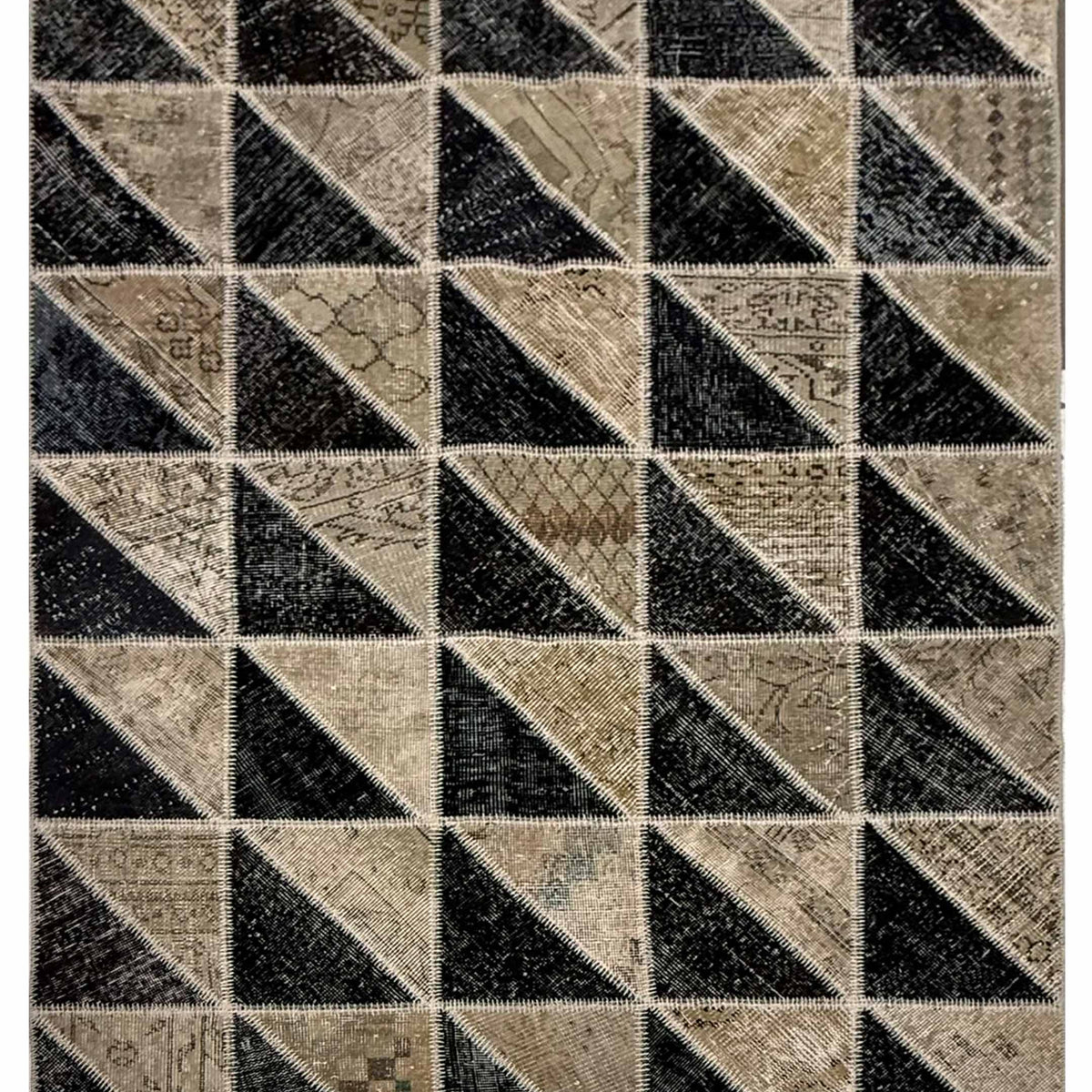 Pacific Vintage Fragments 74992 Beige Multi Modern Hand Knotted Rugs