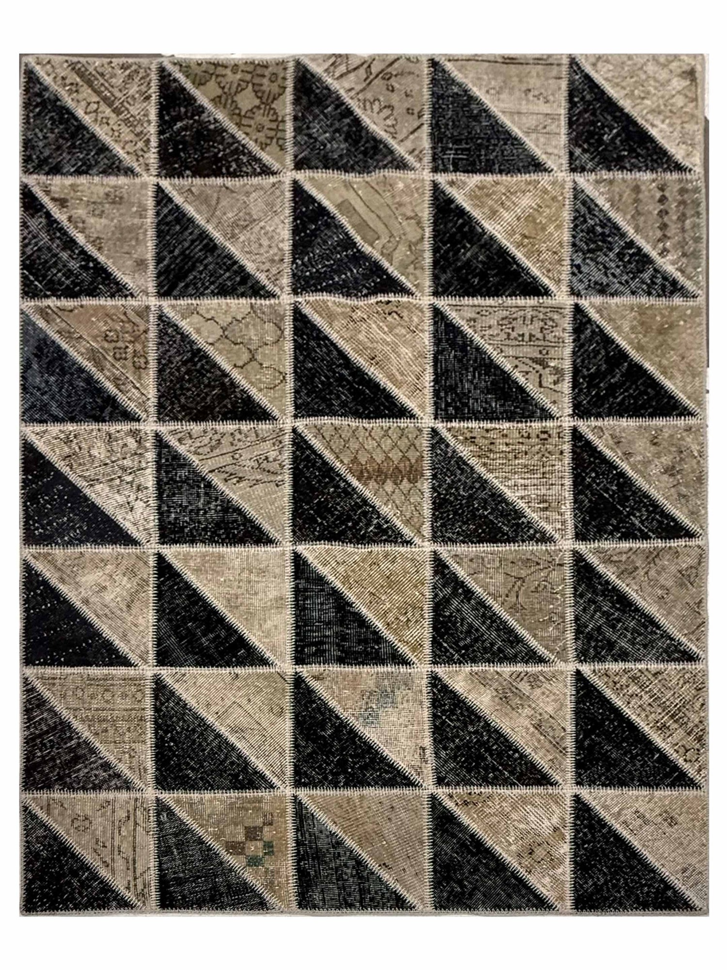 Pacific Vintage Fragments 74992 Beige Multi Modern Hand Knotted Rugs