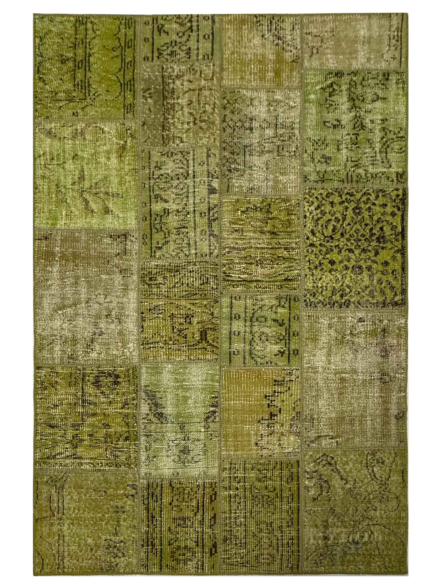 Pacific Vintage Fragments 75006 Lt.Gray Multi Modern Hand Knotted Rugs