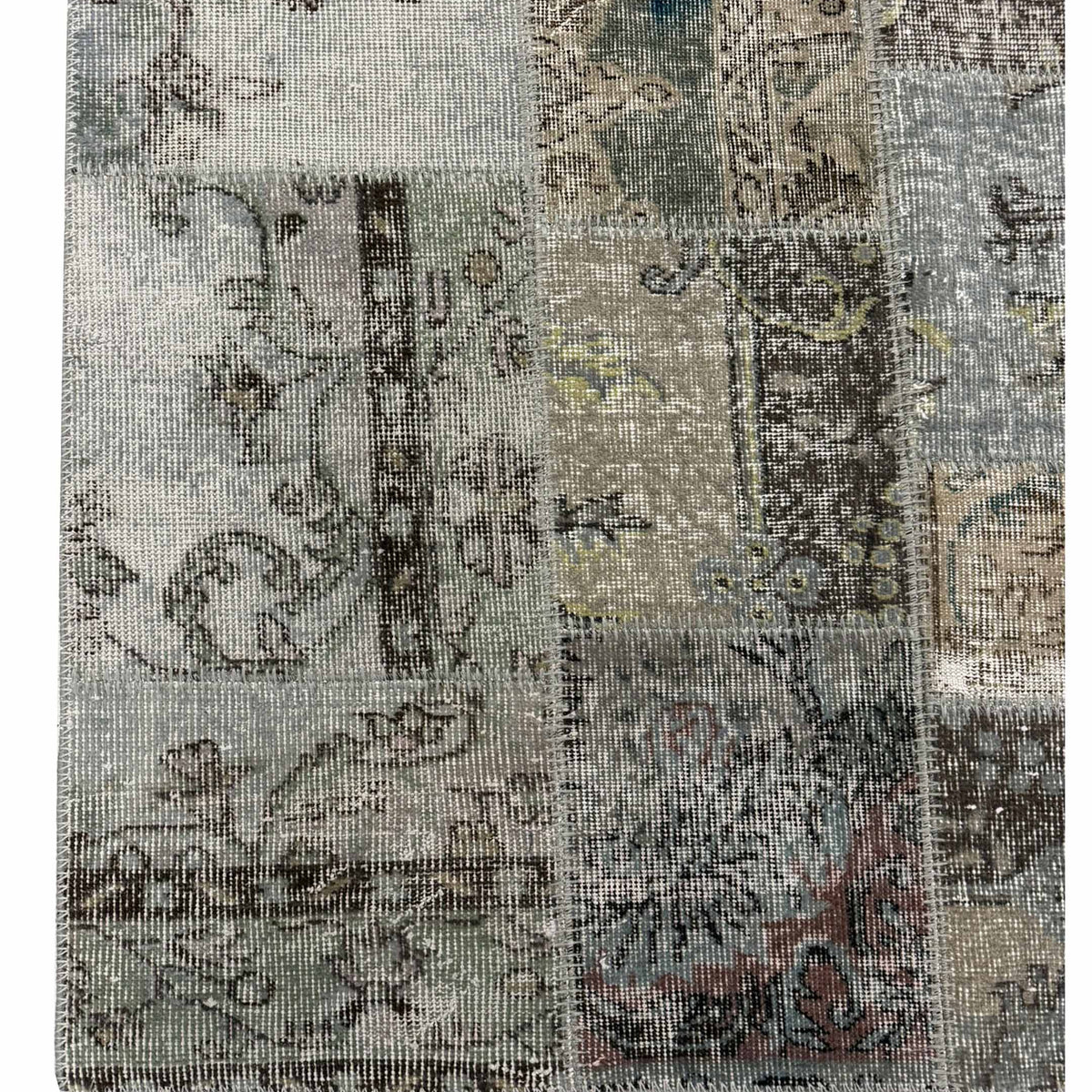 Pacific Vintage Fragments 75008 Lt.Gray Multi Modern Hand Knotted Rugs