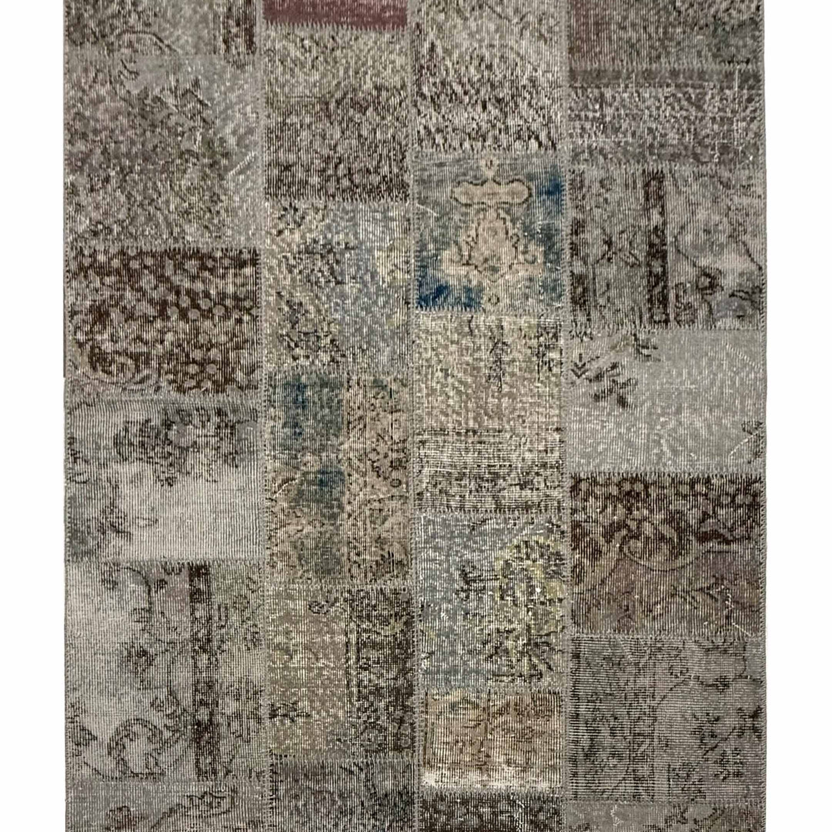 Pacific Vintage Fragments 75008 Lt.Gray Multi Modern Hand Knotted Rugs