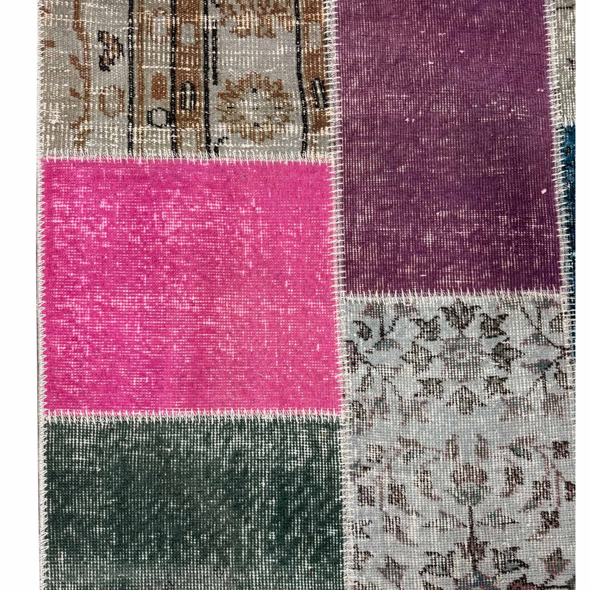 Pacific Vintage Fragments 75011 Multi Multi Modern Hand Knotted Rugs