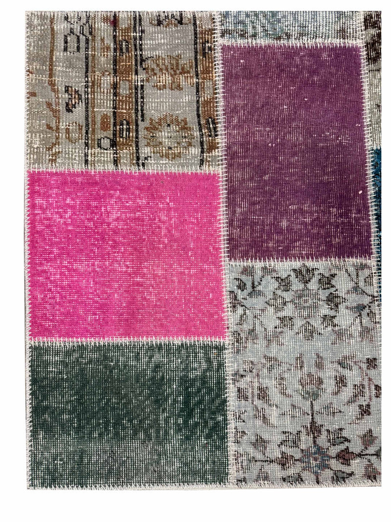 Pacific Vintage Fragments 75011 Multi Multi Modern Hand Knotted Rugs