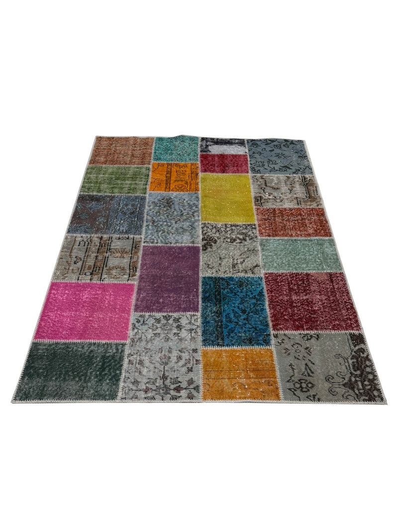 Pacific Vintage Fragments 75011 Multi Multi Modern Hand Knotted Rugs