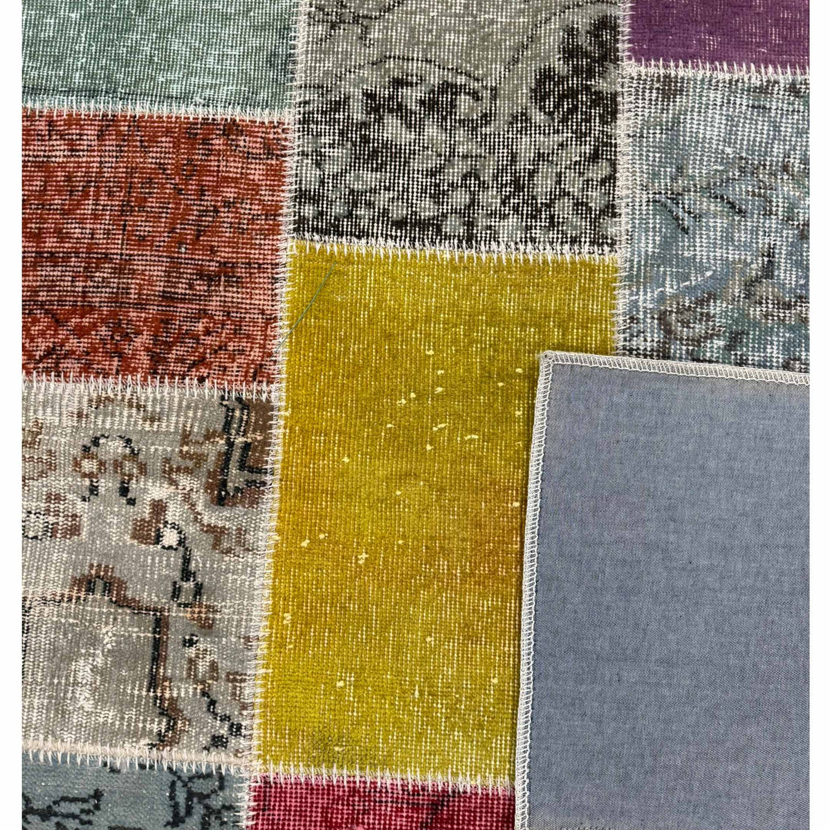 Pacific Vintage Fragments 75011 Multi Multi Modern Hand Knotted Rugs