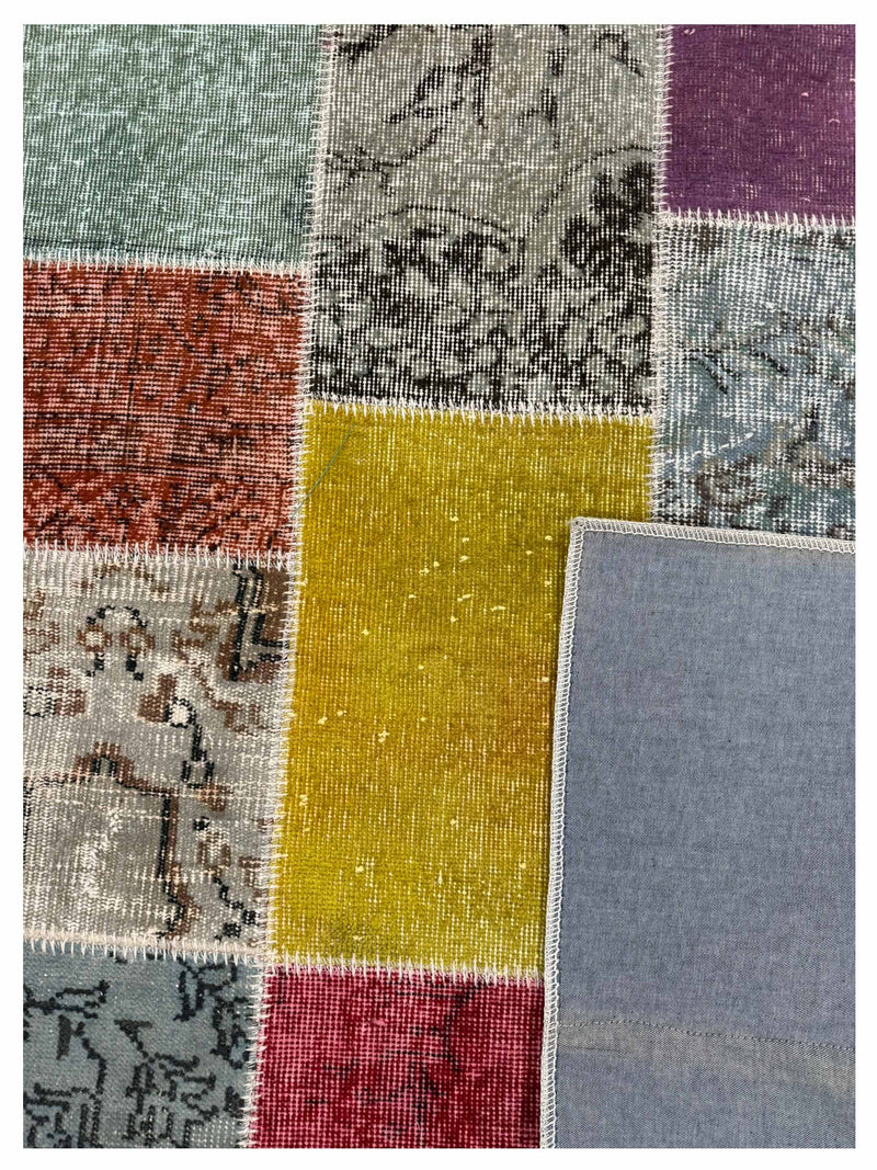 Pacific Vintage Fragments 75011 Multi Multi Modern Hand Knotted Rugs