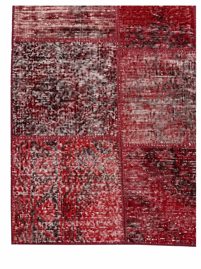 Pacific Vintage Fragments 75018 Red Red Modern Hand Knotted Rugs
