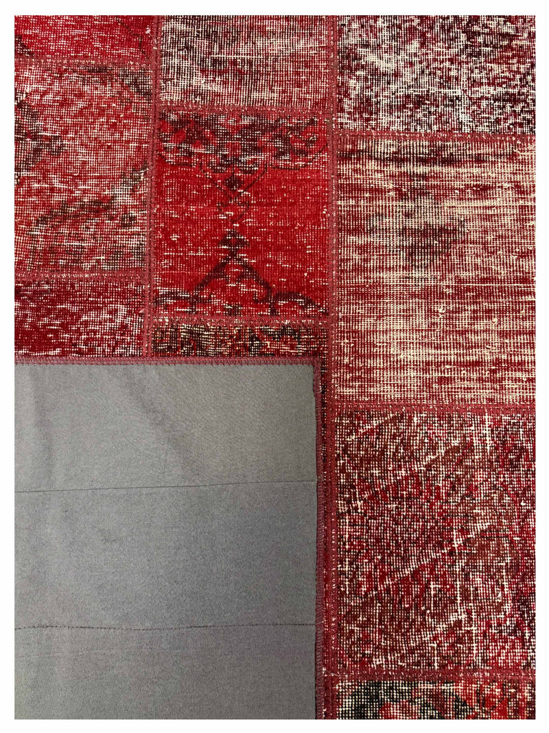 Pacific Vintage Fragments 75018 Red Red Modern Hand Knotted Rugs