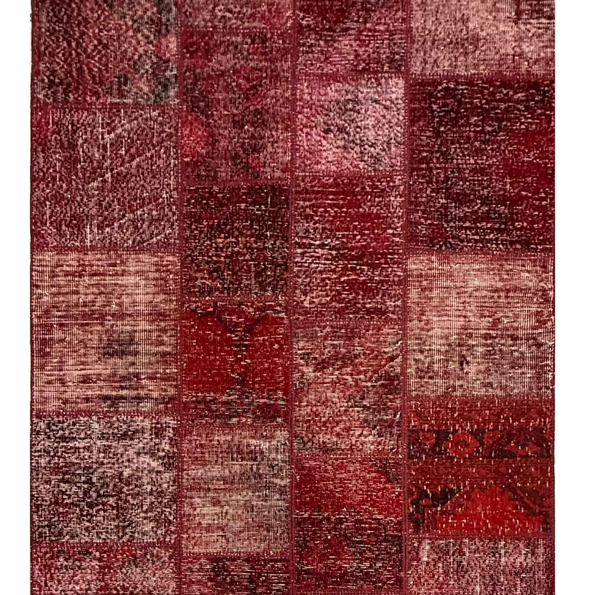 Pacific Vintage Fragments 75018 Red Red Modern Hand Knotted Rugs