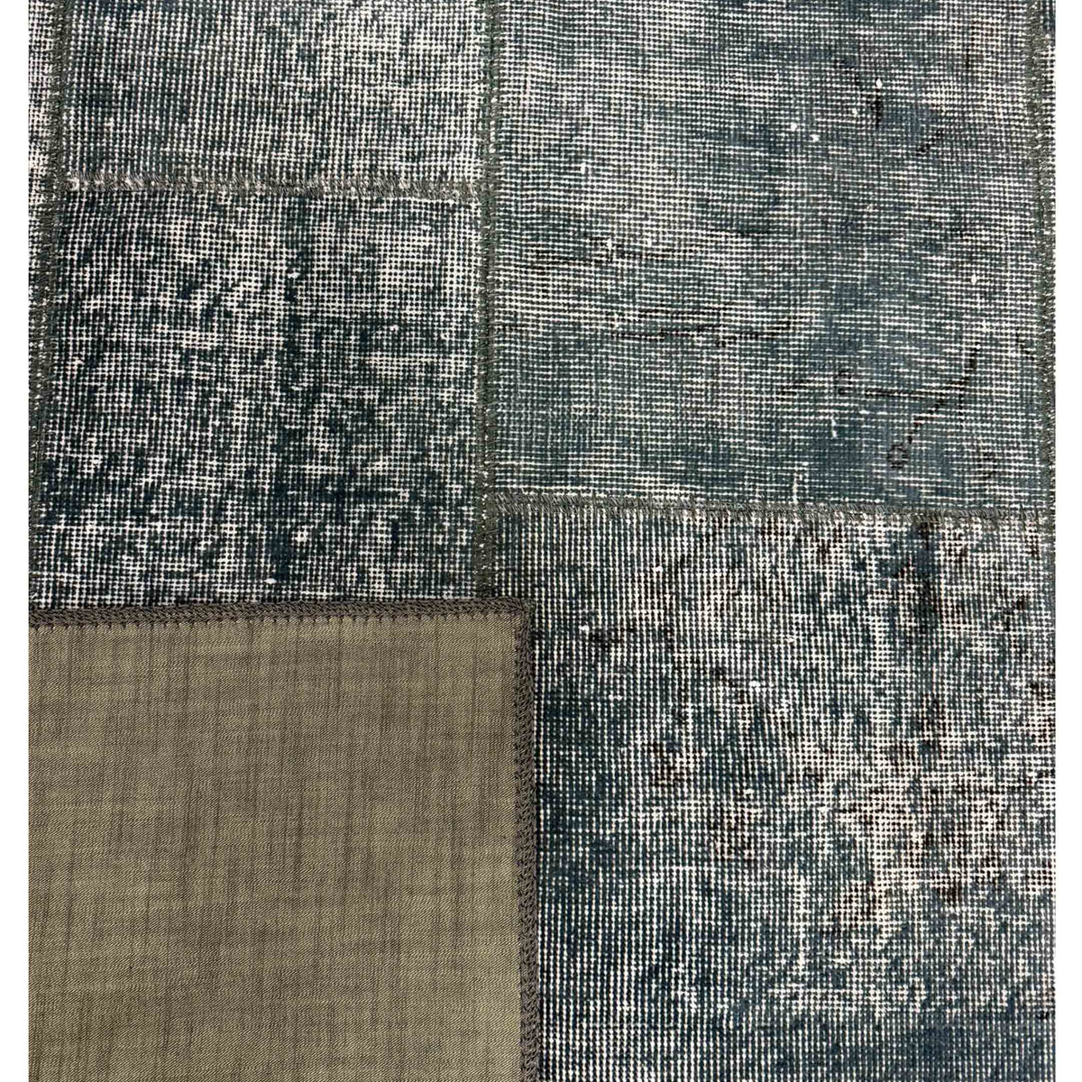 Pacific Vintage Fragments 75030 Gray Multi Modern Hand Knotted Rugs