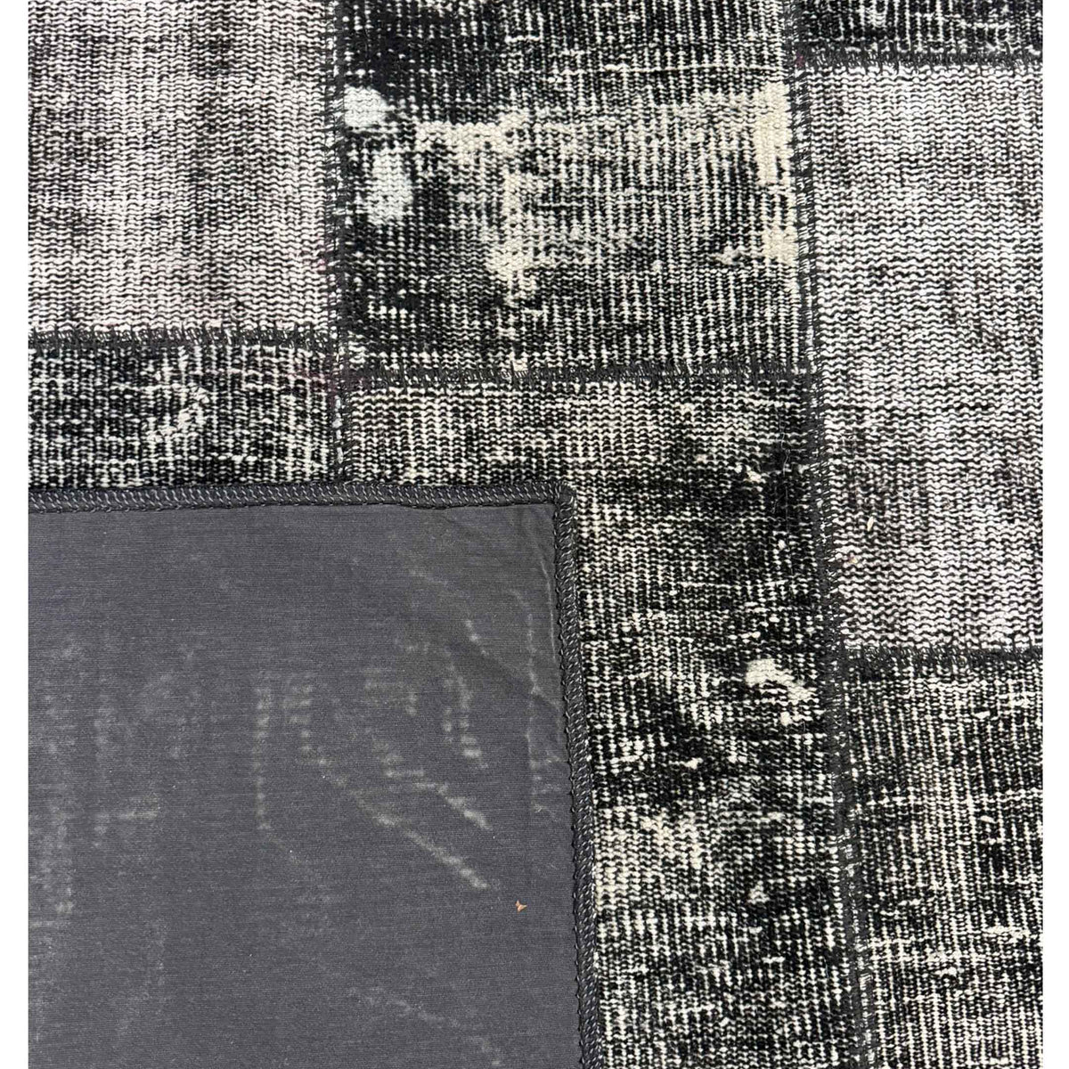 Pacific Vintage Fragments 75033 Black Black Modern Hand Knotted Rugs