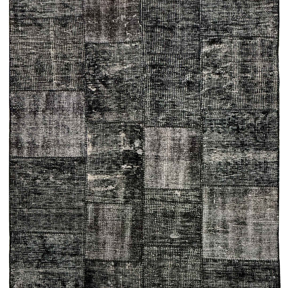 Pacific Vintage Fragments 75033 Black Black Modern Hand Knotted Rugs
