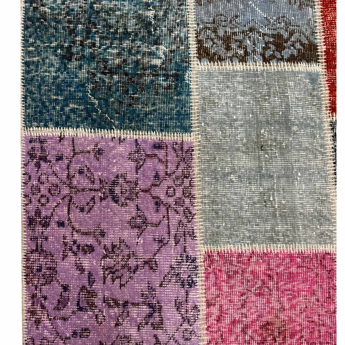 Pacific Vintage Fragments 75046 Multi Multi Modern Hand Knotted Rugs