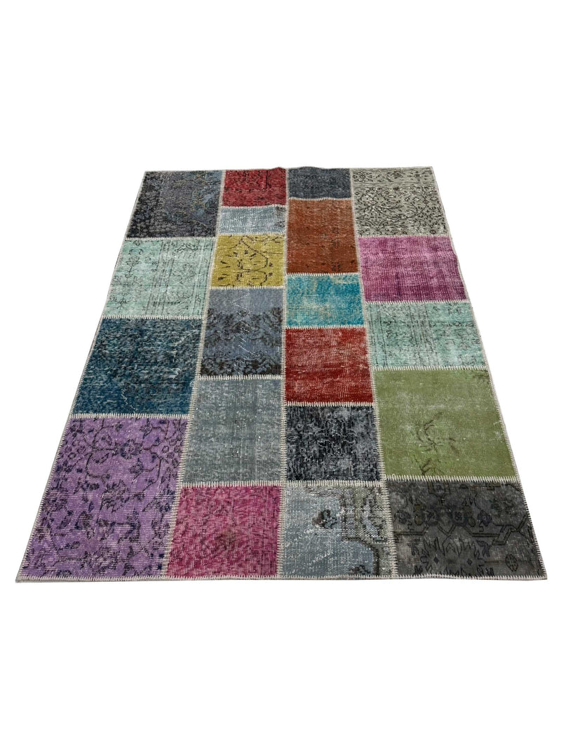 Pacific Vintage Fragments 75046 Multi Multi Modern Hand Knotted Rugs