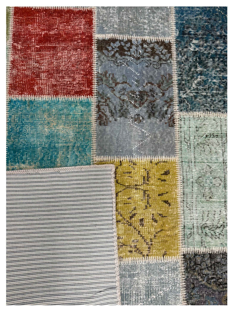 Pacific Vintage Fragments 75046 Multi Multi Modern Hand Knotted Rugs