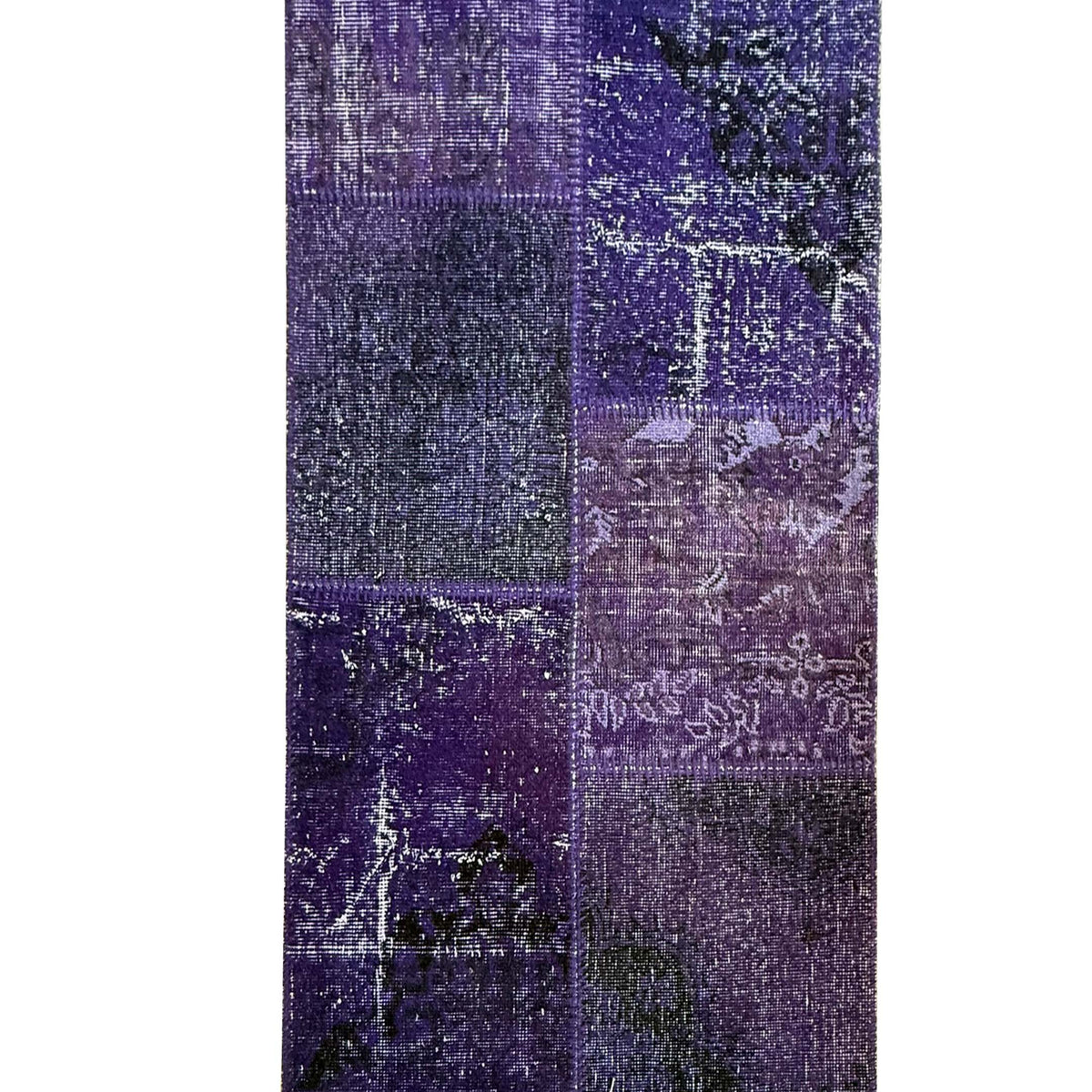 Pacific Vintage Fragments 75048 Purple Purple Modern Hand Knotted Rugs