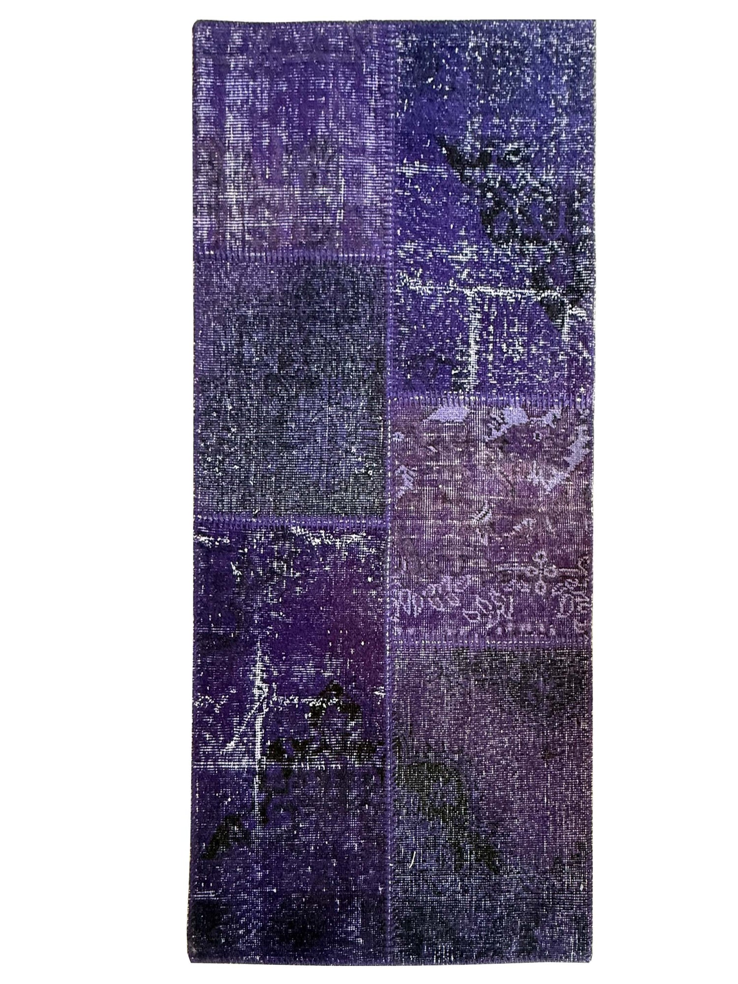 Pacific Vintage Fragments 75048 Purple Purple Modern Hand Knotted Rugs