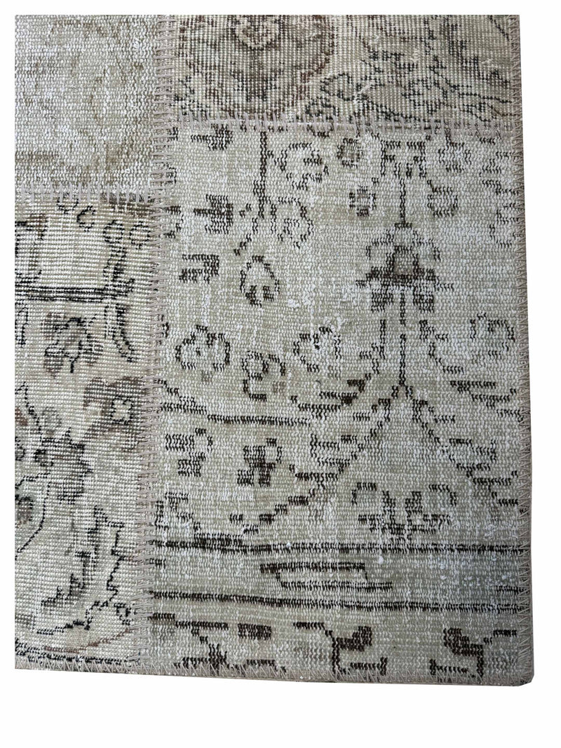 Pacific Vintage Fragments 75066 Beige Multi Modern Hand Knotted Rugs