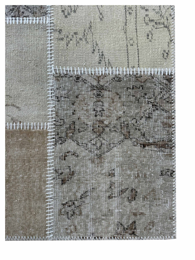 Pacific Vintage Fragments 75073 Beige Multi Modern Hand Knotted Rugs