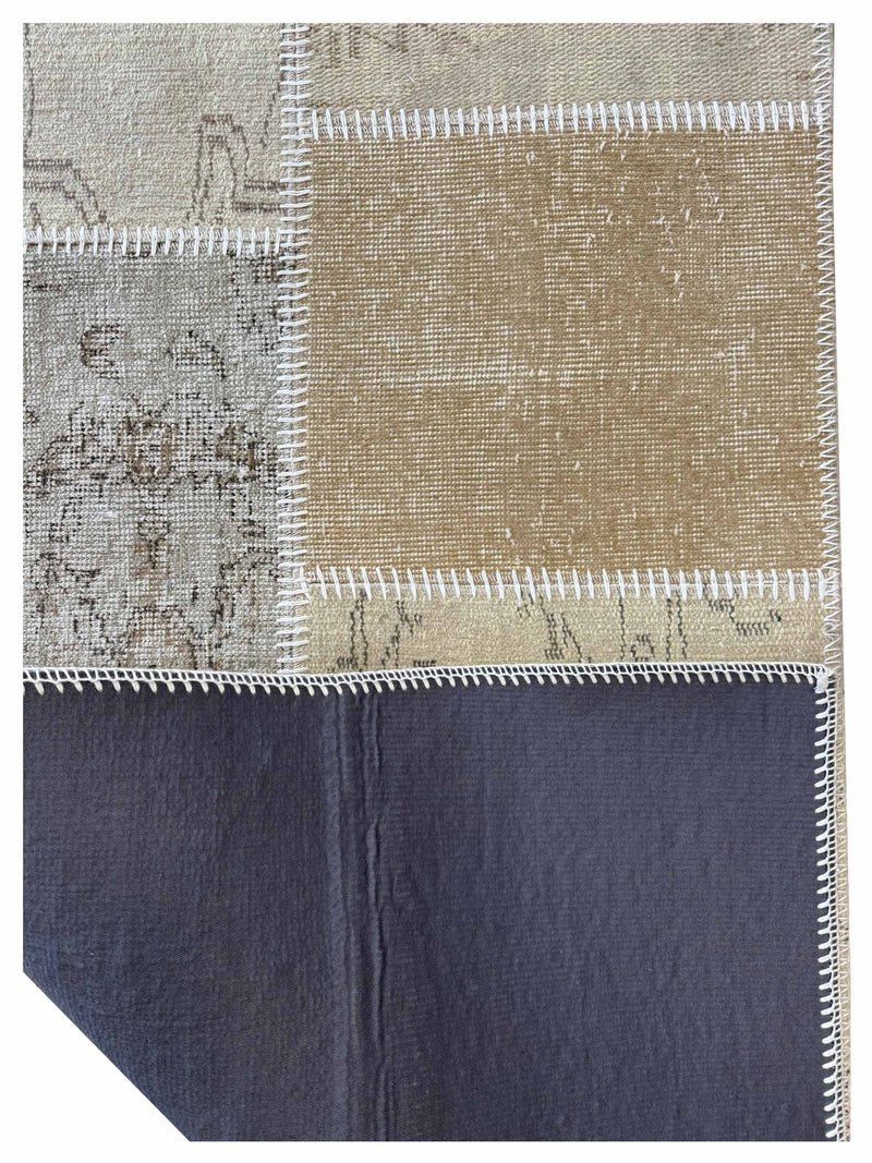 Pacific Vintage Fragments 75073 Beige Multi Modern Hand Knotted Rugs