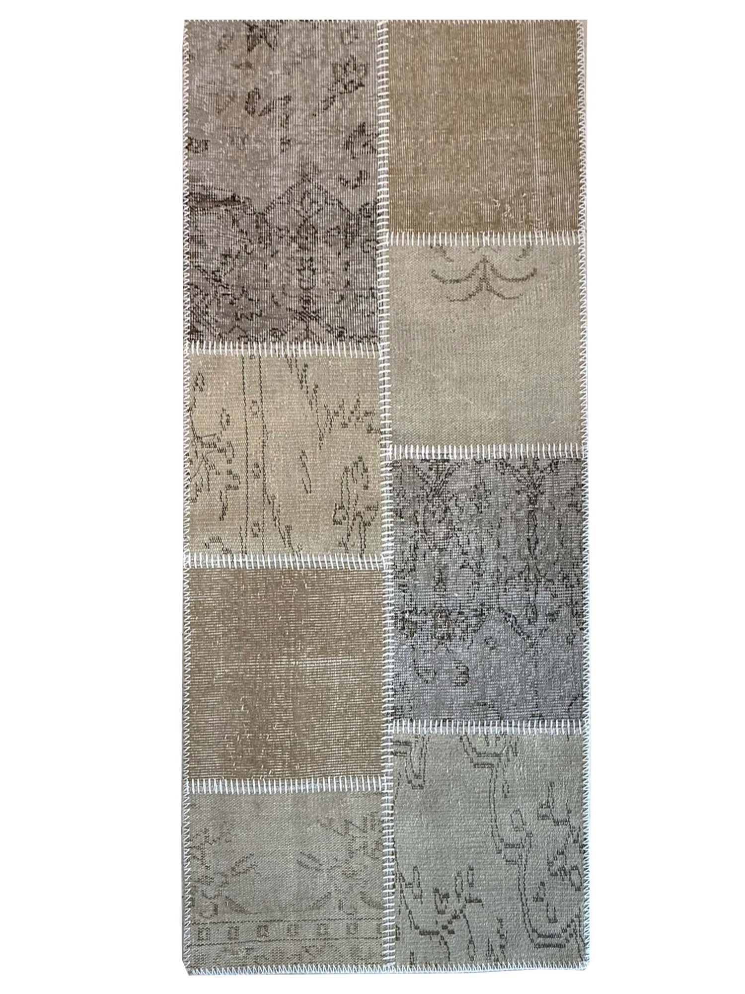 Pacific Vintage Fragments 75073 Beige Multi Modern Hand Knotted Rugs