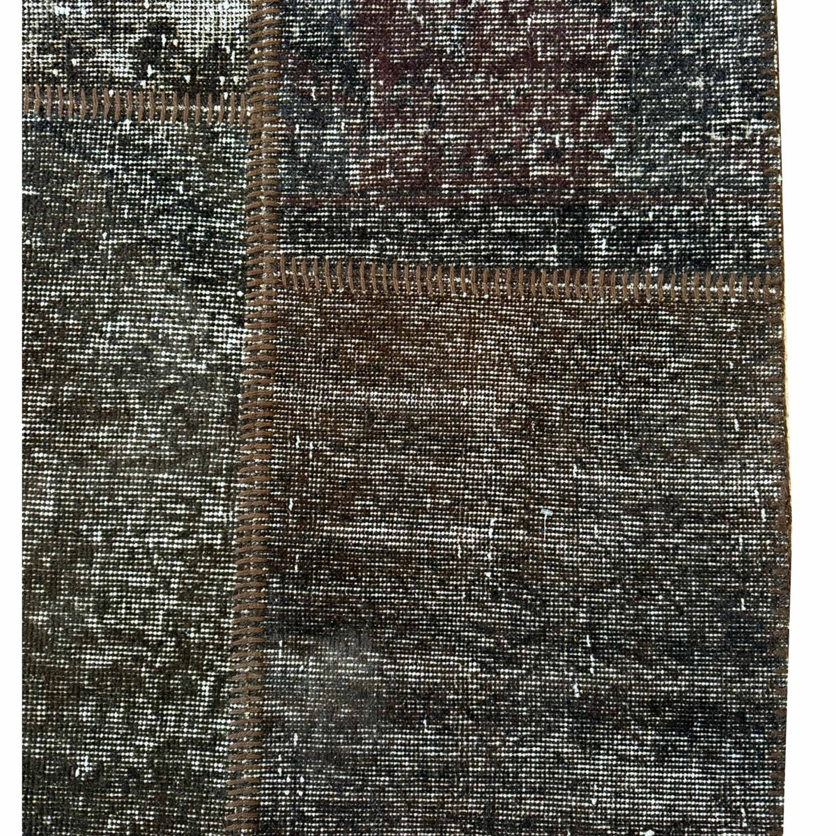 Pacific Vintage Fragments 75091 Brown Brown Modern Hand Knotted Rugs