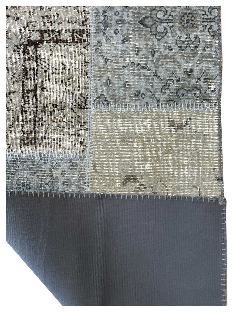 Pacific Vintage Fragments 75104 Lt.Gray Multi Modern Hand Knotted Rugs