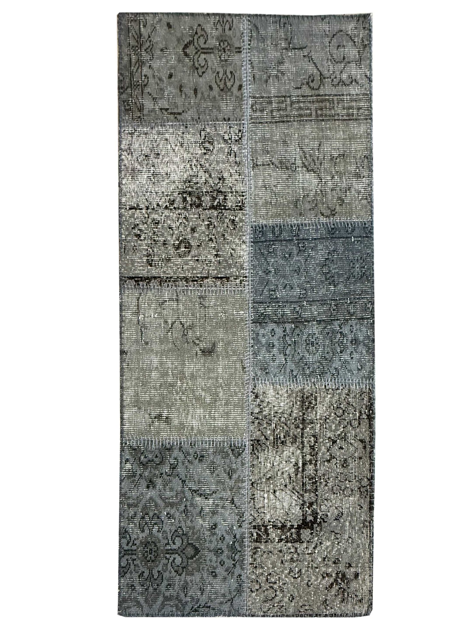 Pacific Vintage Fragments 75104 Lt.Gray Multi Modern Hand Knotted Rugs