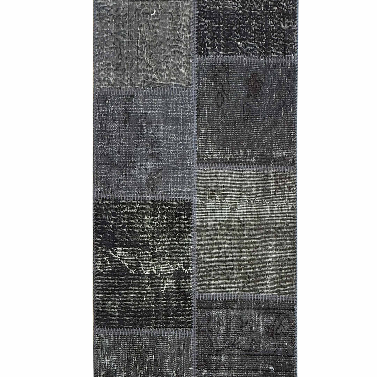 Pacific Vintage Fragments 75108 Gray Multi Modern Hand Knotted Rugs