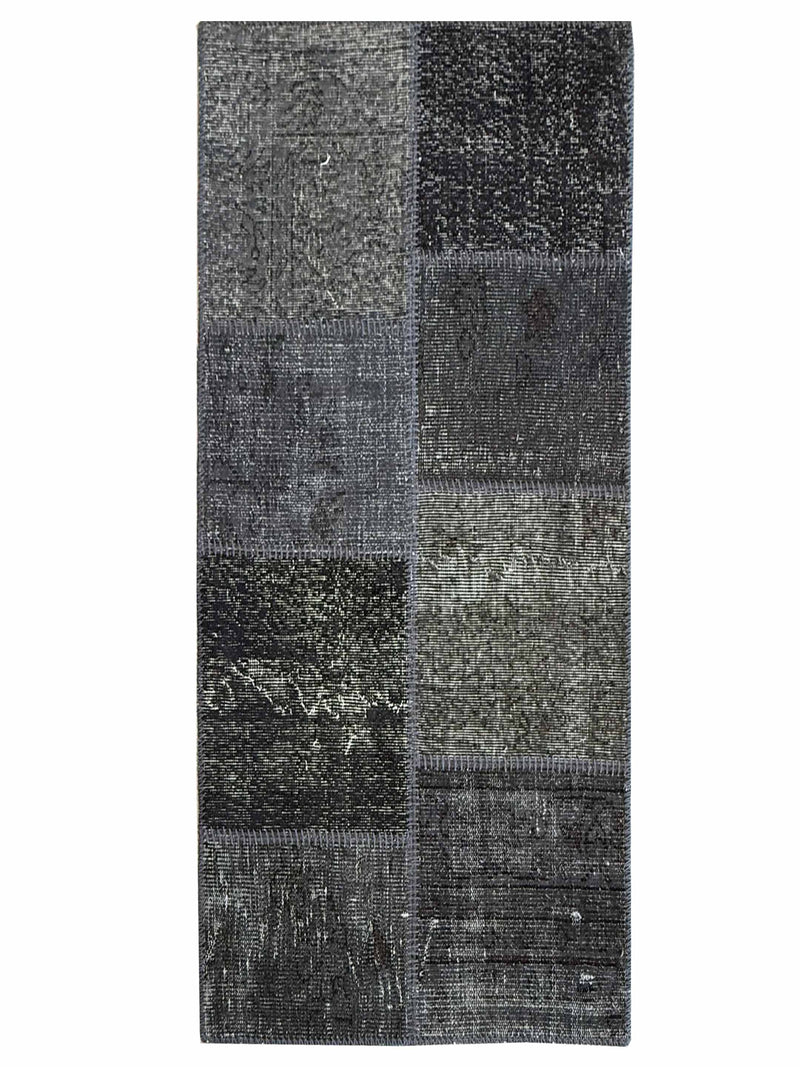 Pacific Vintage Fragments 75108 Gray Multi Modern Hand Knotted Rugs