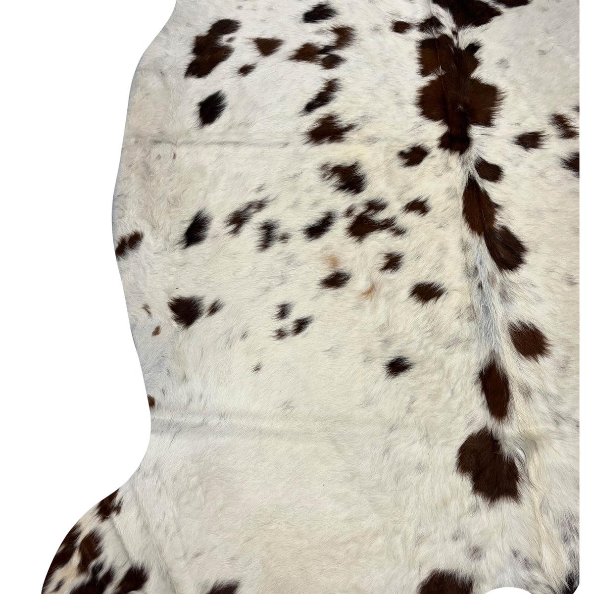 Aura Cowhide 75372 Ivory Brown Cowhide Cowhide Rug