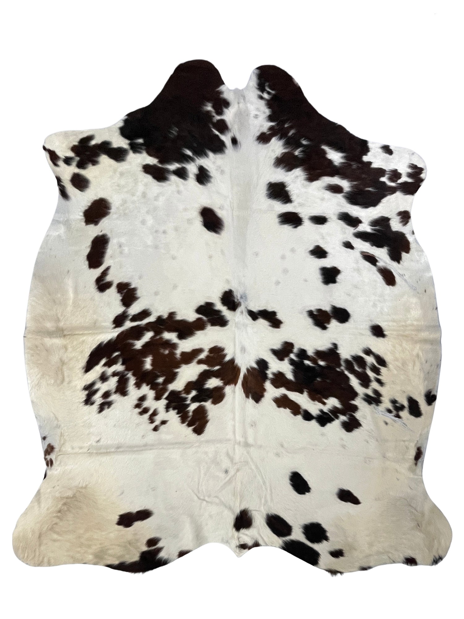 Aura Cowhide 75372 Ivory Brown Cowhide Cowhide Rug