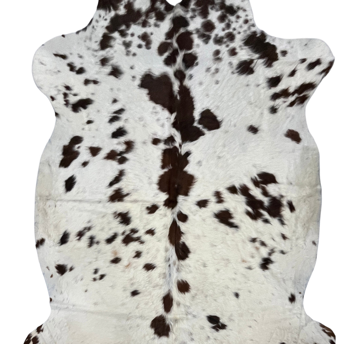 Aura Cowhide 75374 Ivory Brown Cowhide Cowhide Rug