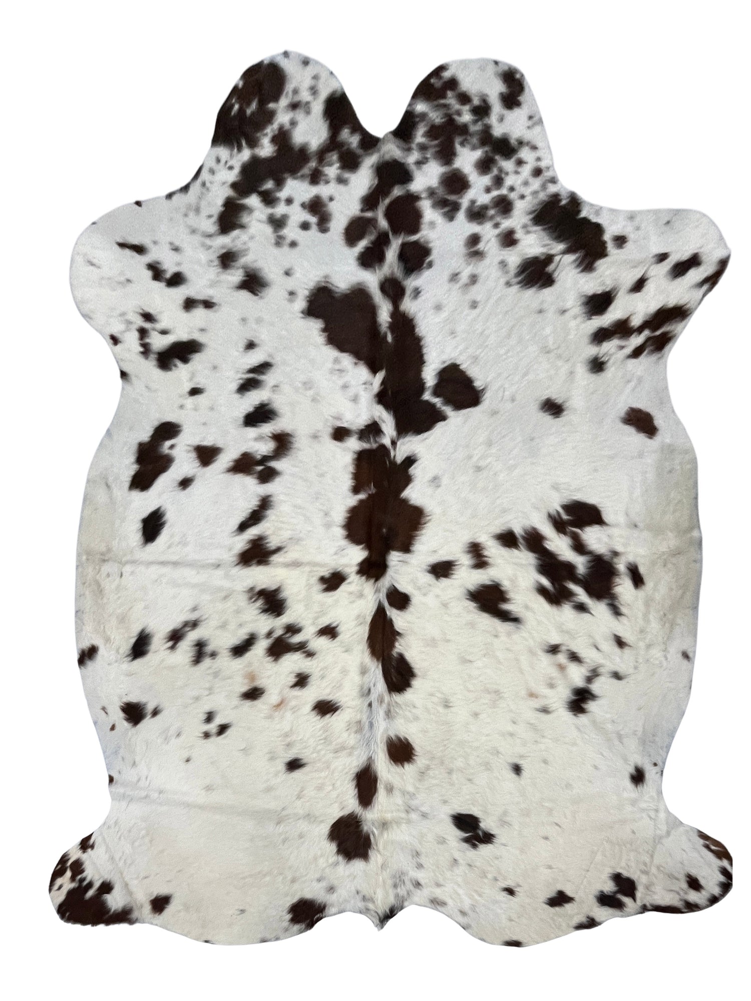 Aura Cowhide 75374 Ivory Brown Cowhide Cowhide Rug