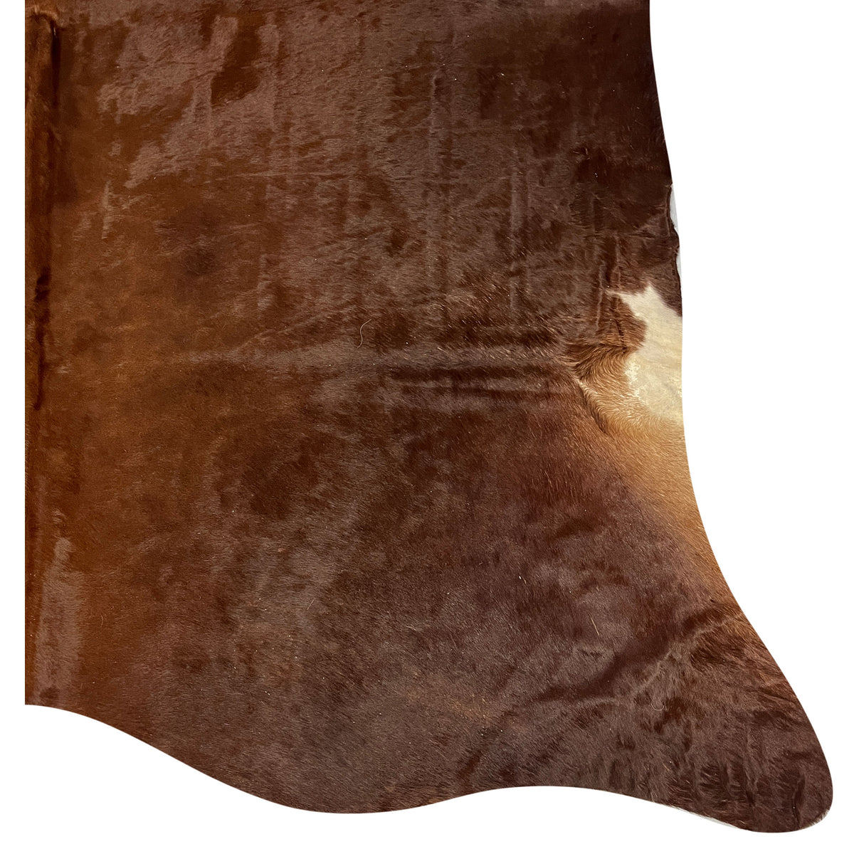 Aura Cowhide 75375 Brown Ivory Cowhide Cowhide Rug