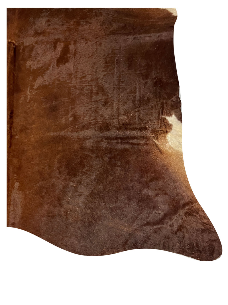 Aura Cowhide 75375 Brown Ivory Cowhide Cowhide Rug