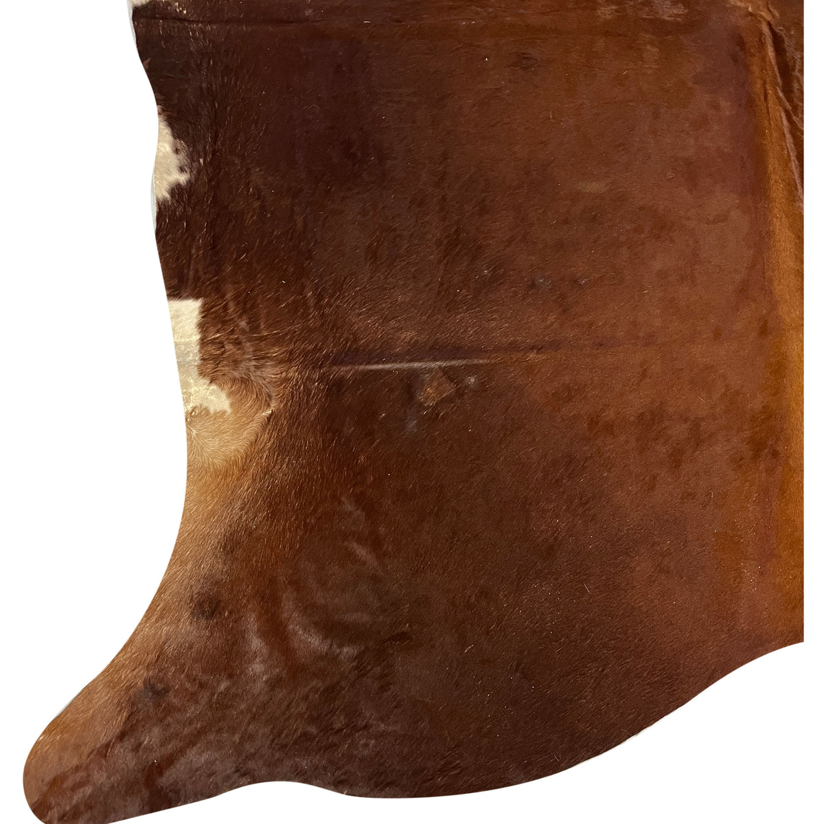 Aura Cowhide 75375 Brown Ivory Cowhide Cowhide Rug