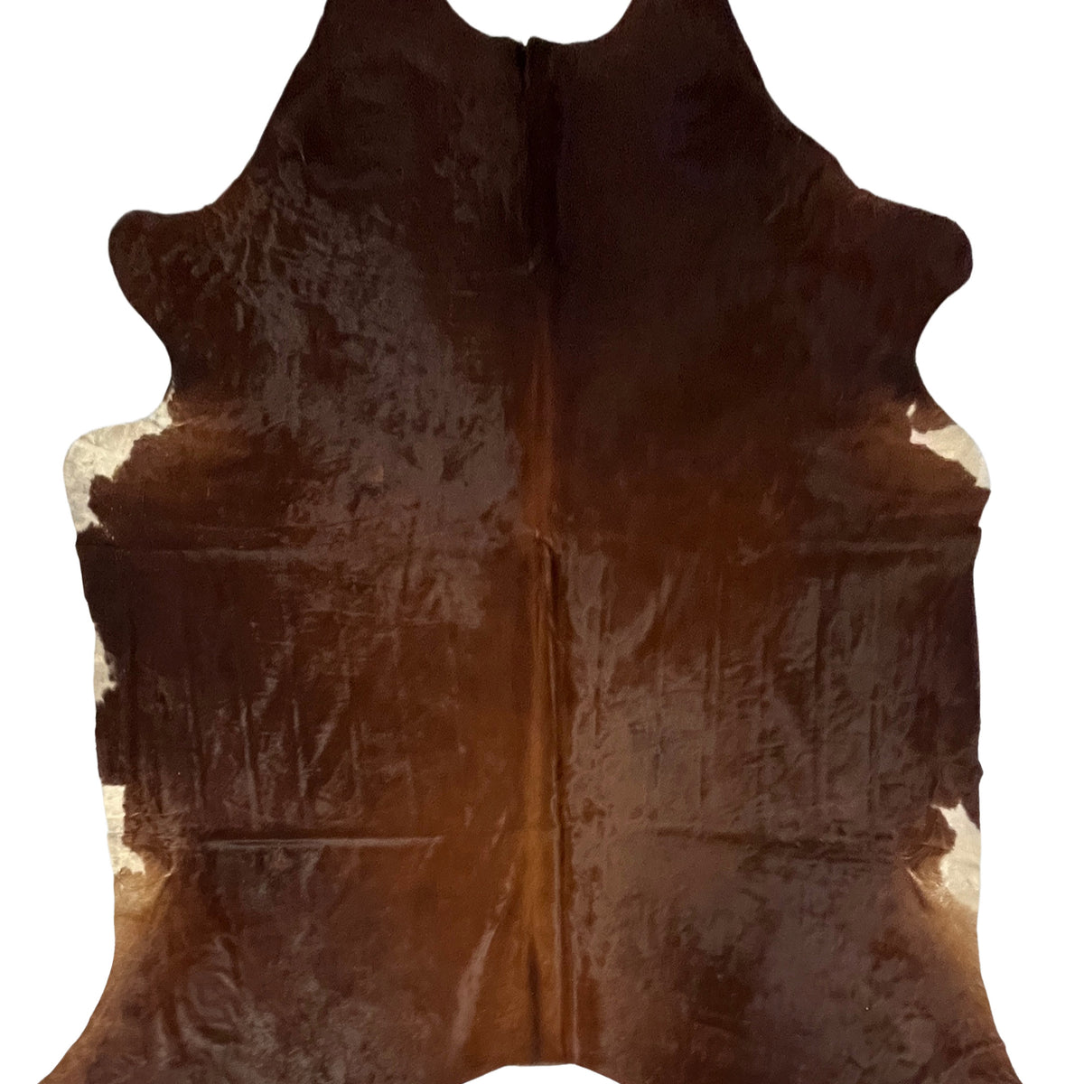 Aura Cowhide 75375 Brown Ivory Cowhide Cowhide Rug