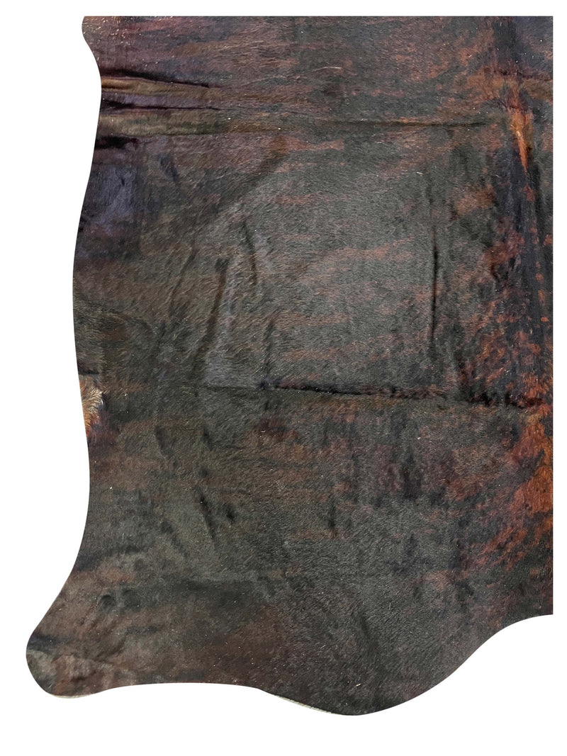 Aura Cowhide 75376 Mocha Rust Cowhide Cowhide Rug