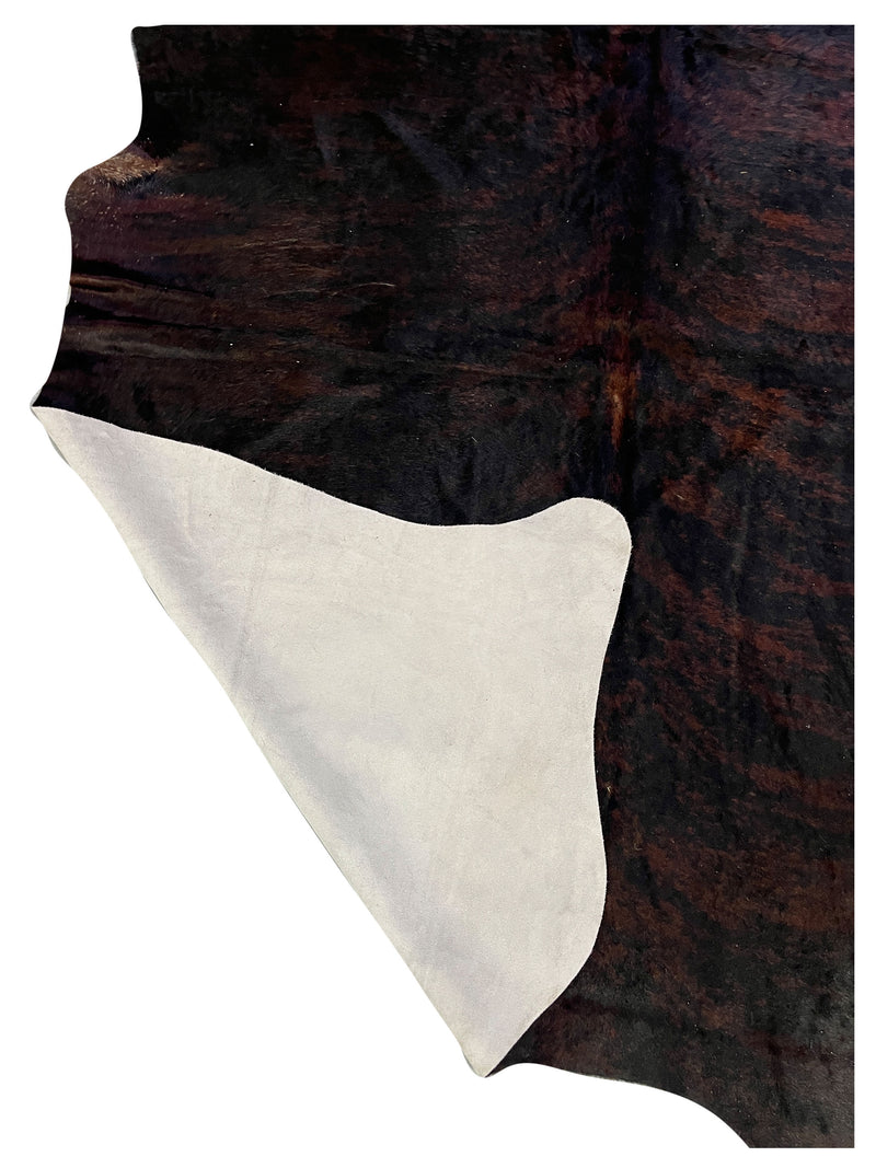 Aura Cowhide 75376 Mocha Rust Cowhide Cowhide Rug