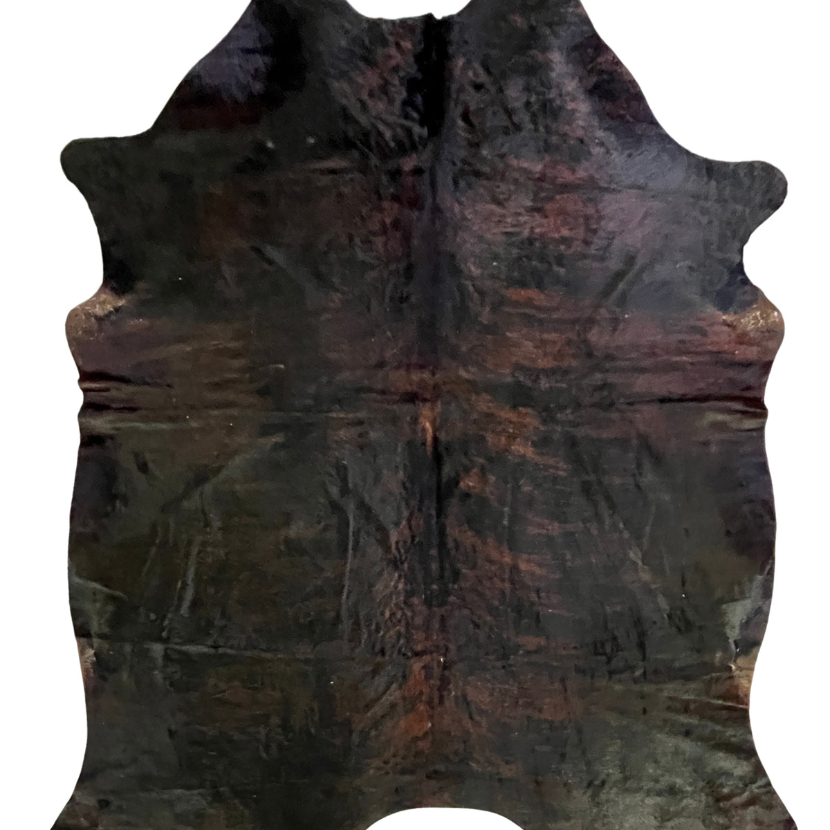 Aura Cowhide 75376 Mocha Rust Cowhide Cowhide Rug