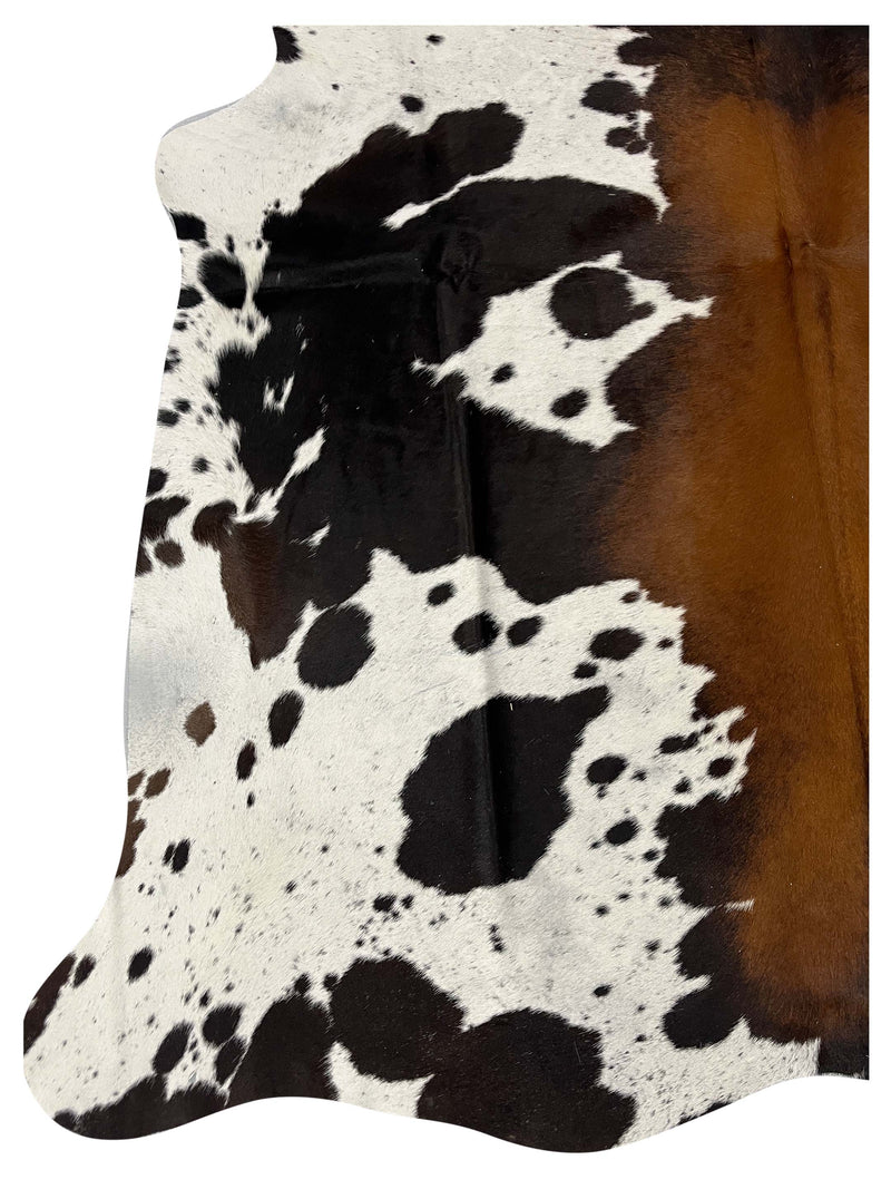 Aura Cowhide 75378 Ivory Mocha Cowhide Cowhide Rug