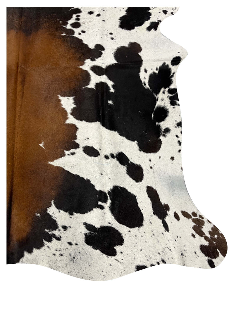 Aura Cowhide 75378 Ivory Mocha Cowhide Cowhide Rug