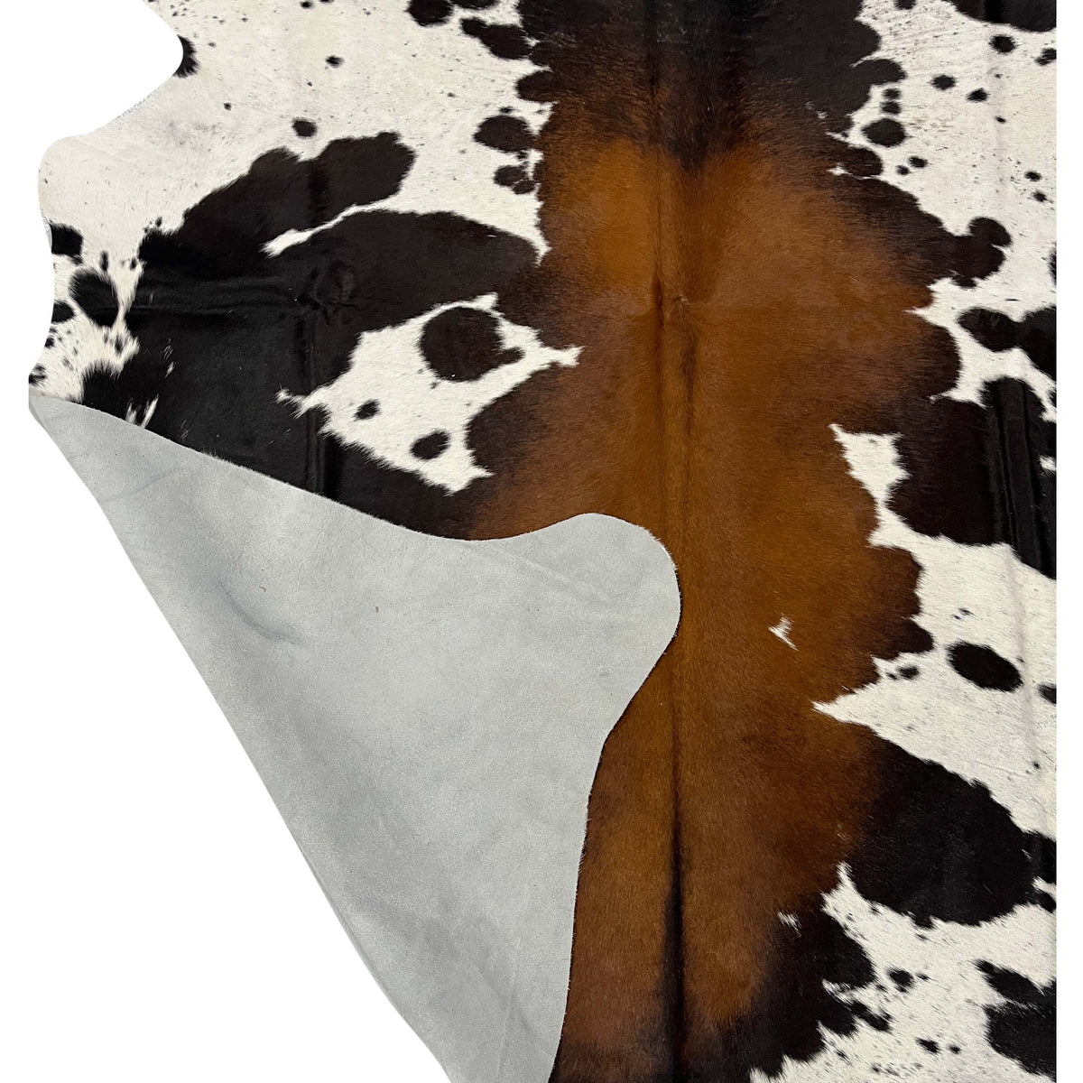Aura Cowhide 75378 Ivory Mocha Cowhide Cowhide Rug