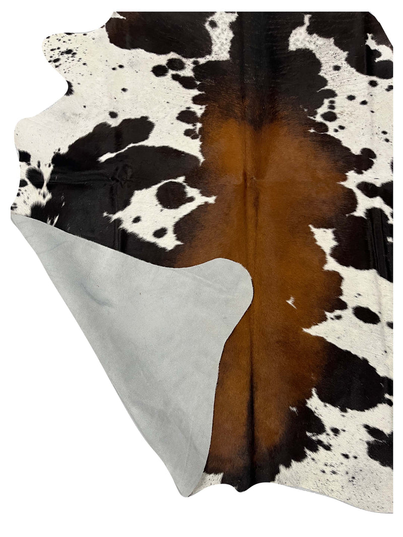 Aura Cowhide 75378 Ivory Mocha Cowhide Cowhide Rug