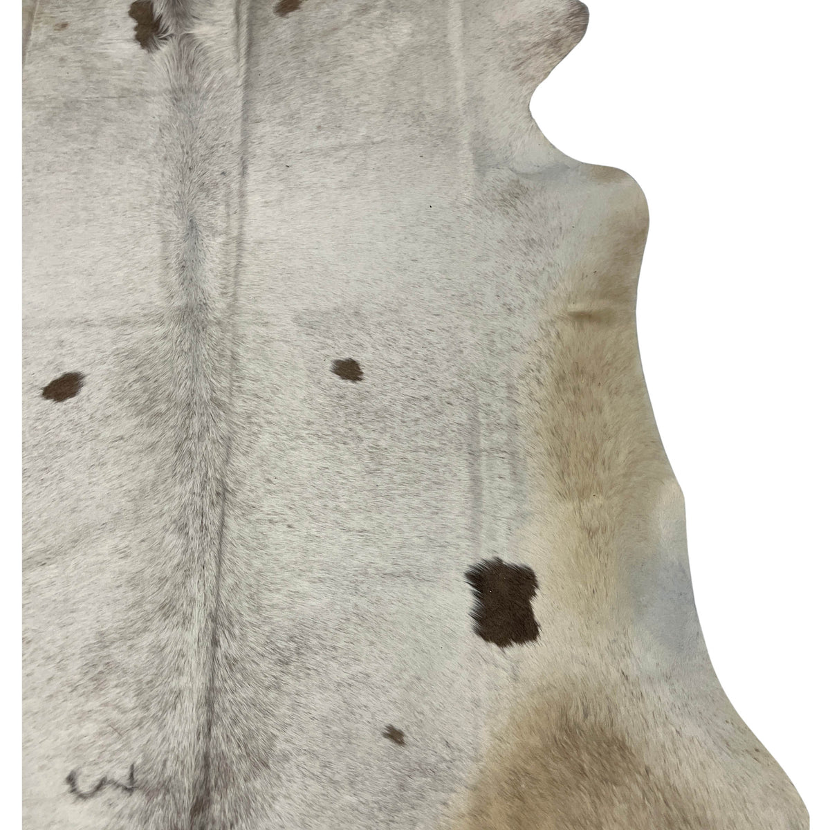 Aura Cowhide 75380 Ivory Kaki Cowhide Cowhide Rug